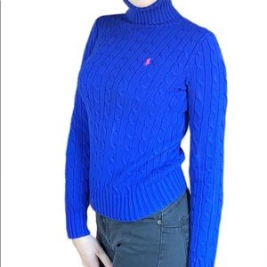 Ralph Lauren Cable-Knit Turtleneck